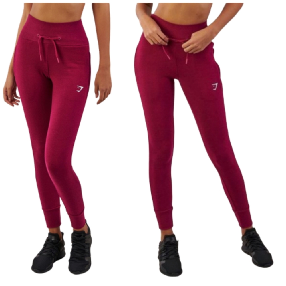Gymshark • Beet Marl High Waisted Joggers • SZ L